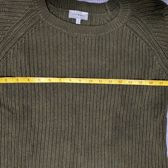 Lucky Brand Open Cable Knit Sweater M - Picture 3 of 9